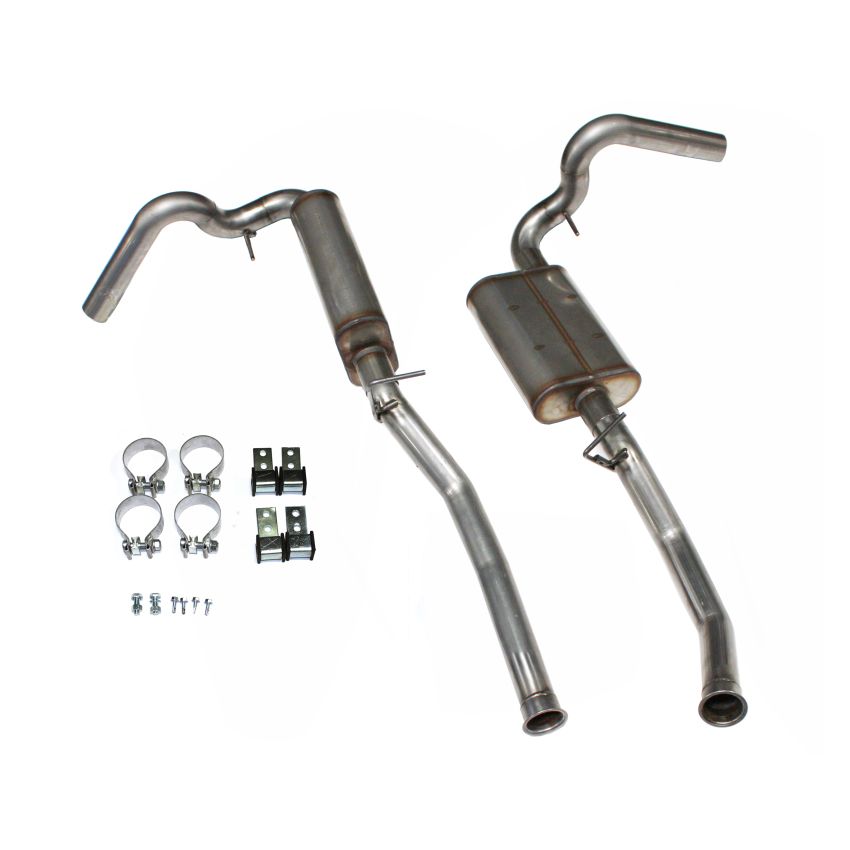 JBA 66-75 Ford Bronco 260-302 409SS Dual Side Header Back Exhaust