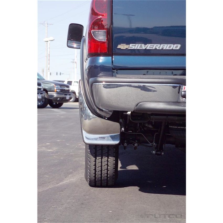 Putco 79537 03-06 Chevrolet Silverado LD/HD w/ Factory Flares (Rear) Form Fitted Mud Skins