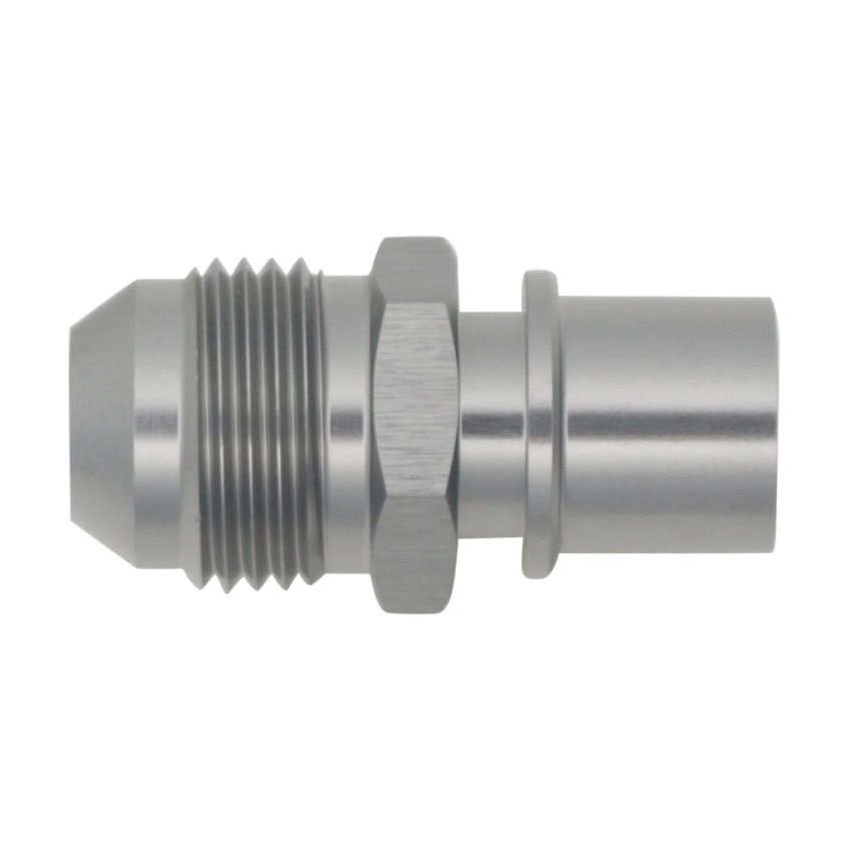 DeatschWerks 8AN Male Flare to Toyota Module Quick Connect - Anodized DW Titanium