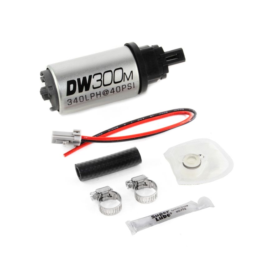 DeatschWerks 340 LPH Ford In-Tank Fuel Pump DW300M Series w/ 05-10 Mustang V6 / V8 Install Kit