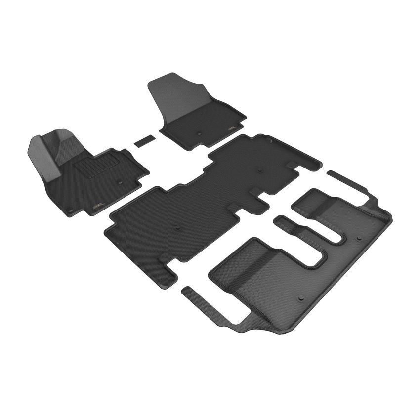 3D MAXpider L1KA08101509 2024 Kia EV9 7-Seater Kagu Black - 1st/2nd/3rd Row