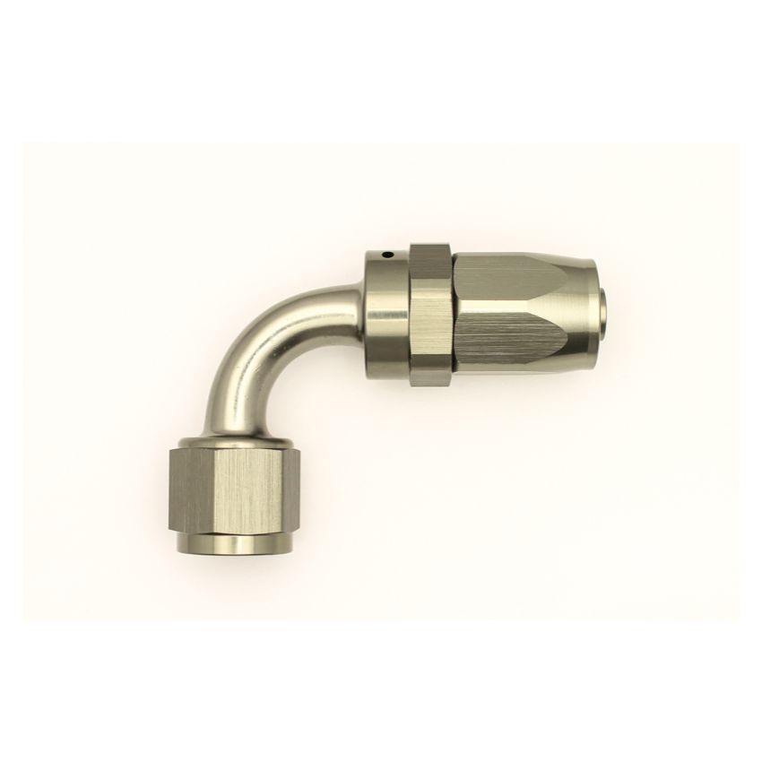 DeatschWerks 8AN Female Swivel 90-Degree Hose End CPE