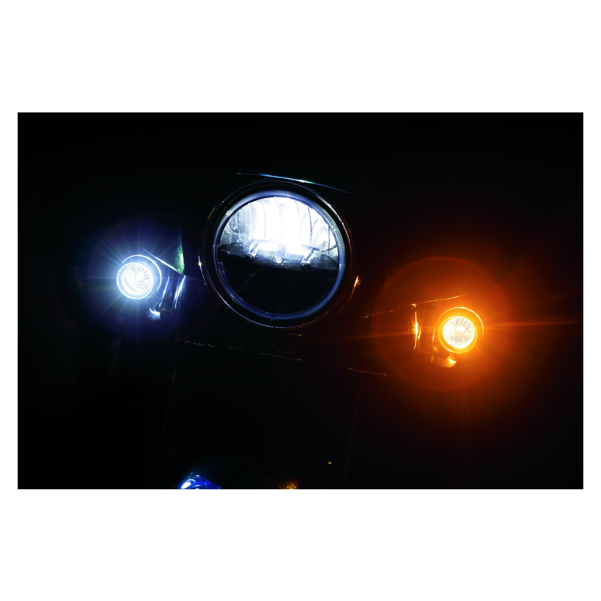 Kuryakyn 2865 L.E.D. Bulb 1157 White/Amber