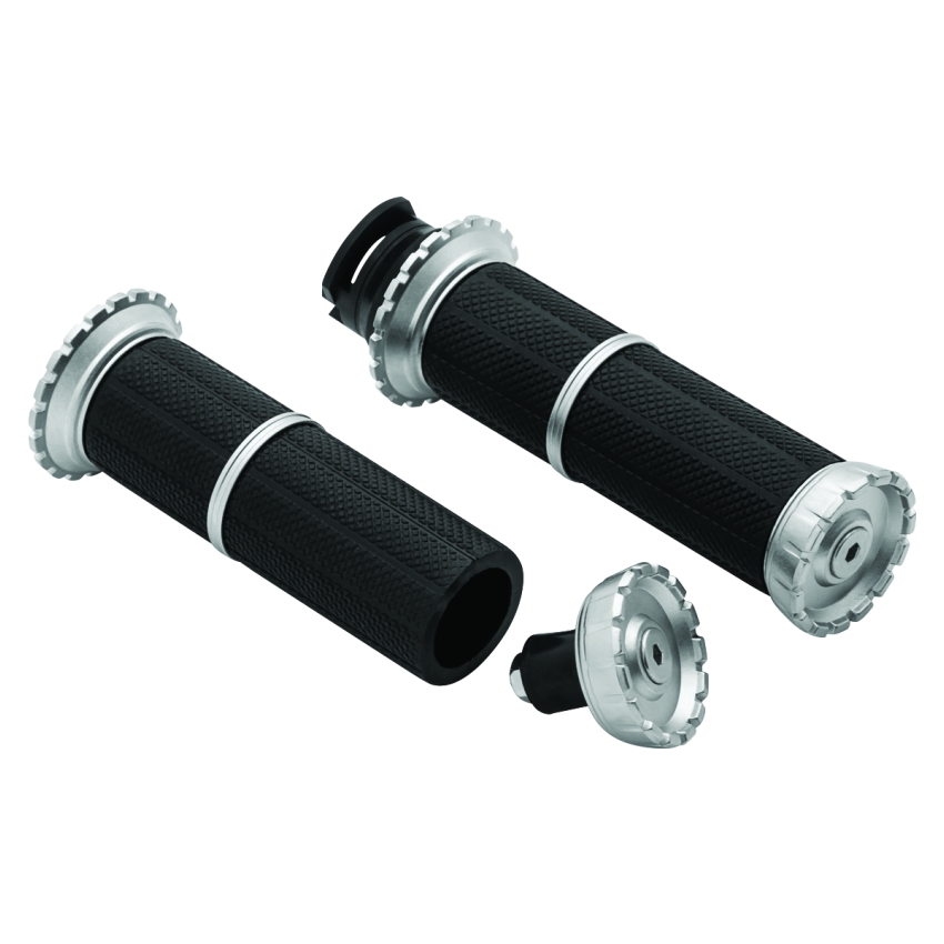 Kuryakyn 3588 Riot Grips Scout Silver