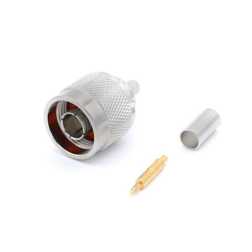 Rugged Radios NTYPE-CONN-M N-TYPE Male Antenna Connector RG58
