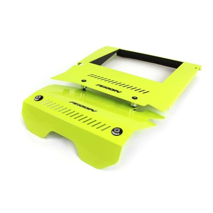 Perrin 15-16 Subaru WRX Engine Cover Kit - Neon Yellow