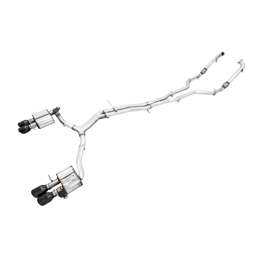 AWE Tuning 3025-43046 Audi B9 S5 Sportback SwitchPath Exhaust - Non-Resonated (Black 102mm Tips)
