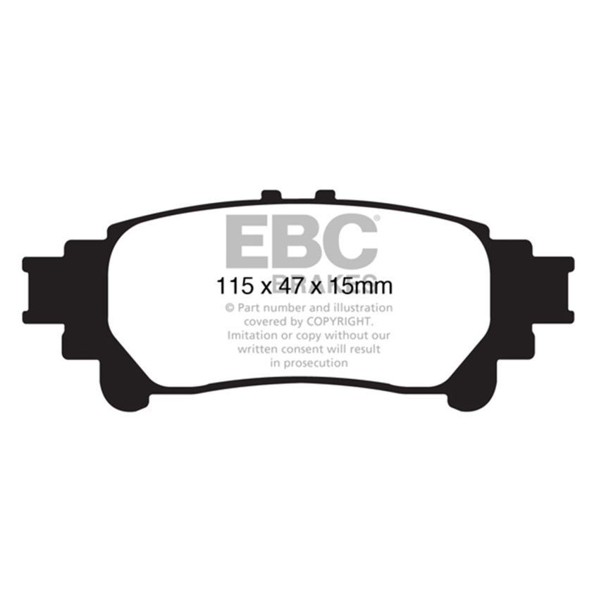 EBC UD1391 13+ Lexus GS350 3.5 RWD Ultimax2 Rear Brake Pads