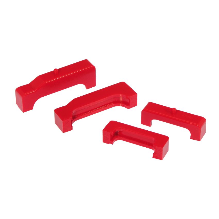 Prothane 88-98 Chevy Truck Small Block Radiator Insolators - Red