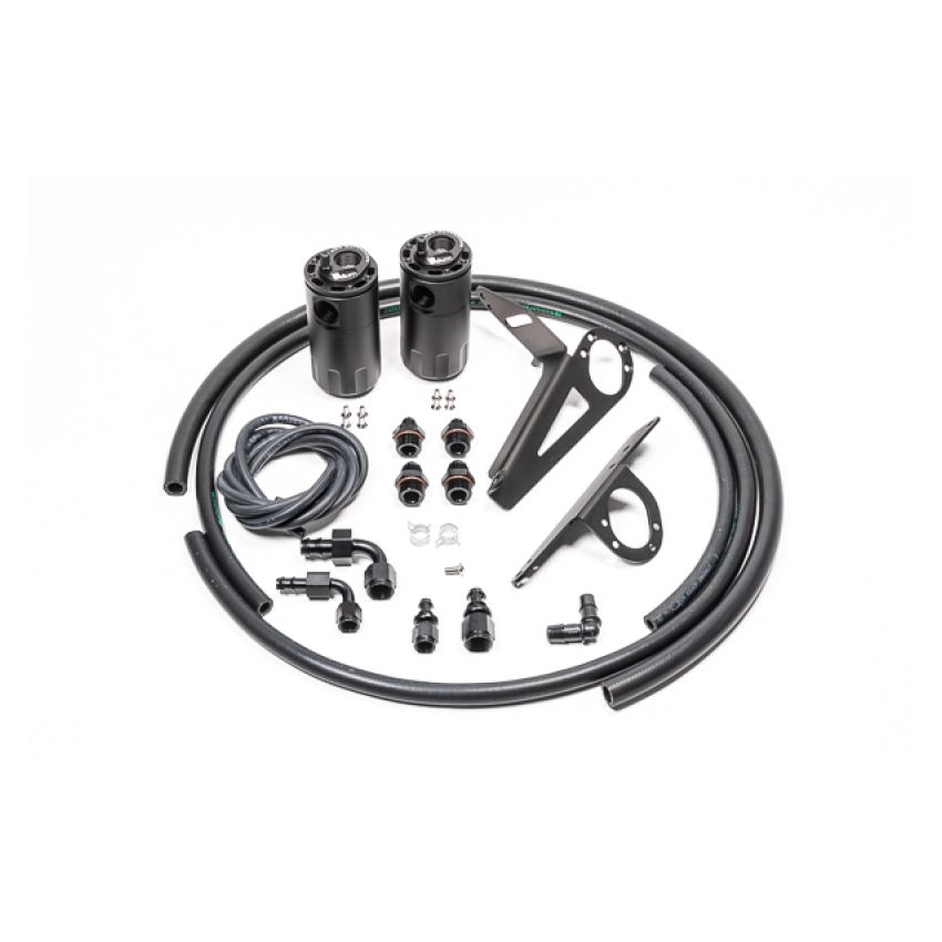 Radium Engineering 00-05 Honda S2000 LH Drive Only Dual Catch Can Kit Fluid Lock