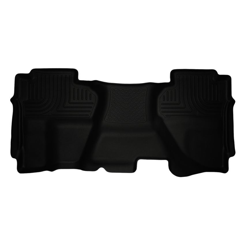 Husky Liners 07-13 Chevrolet Silverado 1500 Ext Cab WeatherBeater Black 2nd Seat Floor Liners