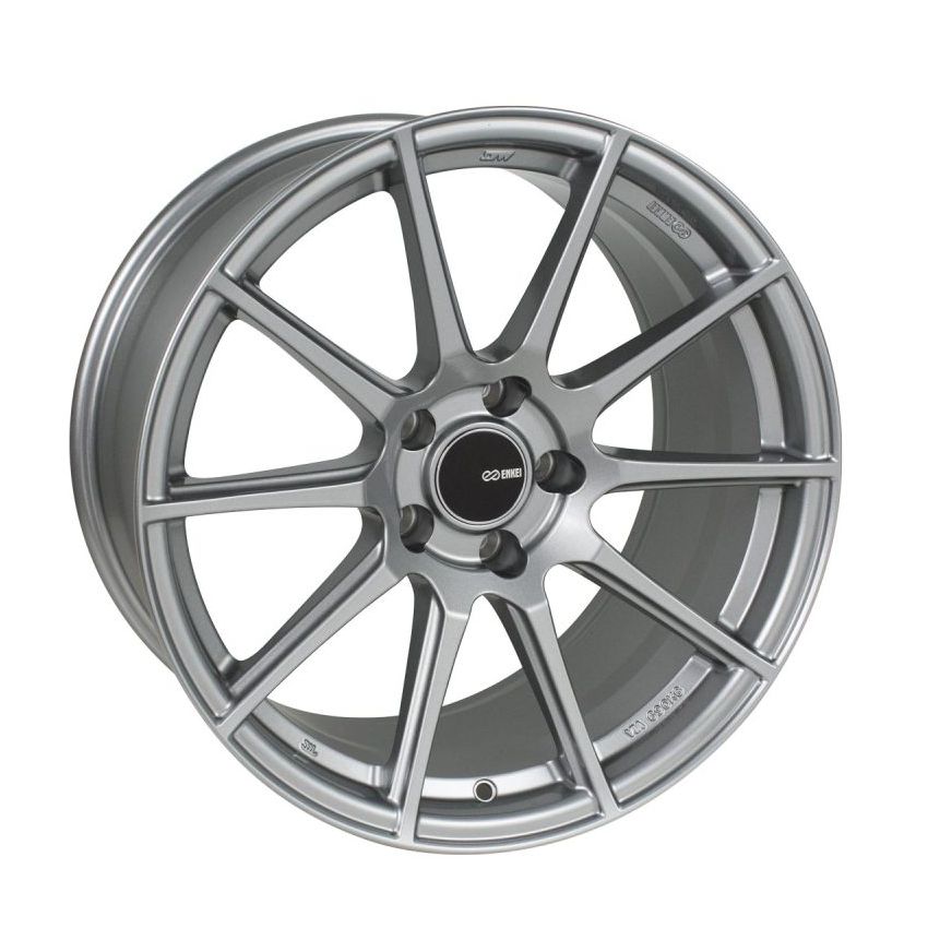 Enkei TS10 17x8 5x114.3 45mm Offset 72.6mm Bore Grey Wheel