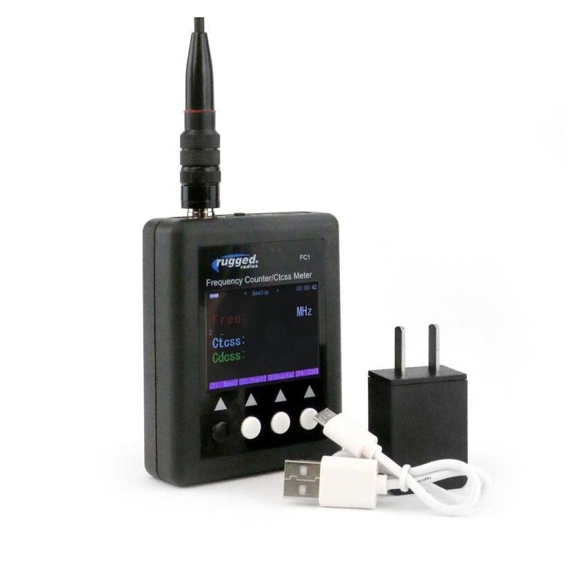 Rugged Radios FC1 Frequency Counter for Analog 2 Way Radios
