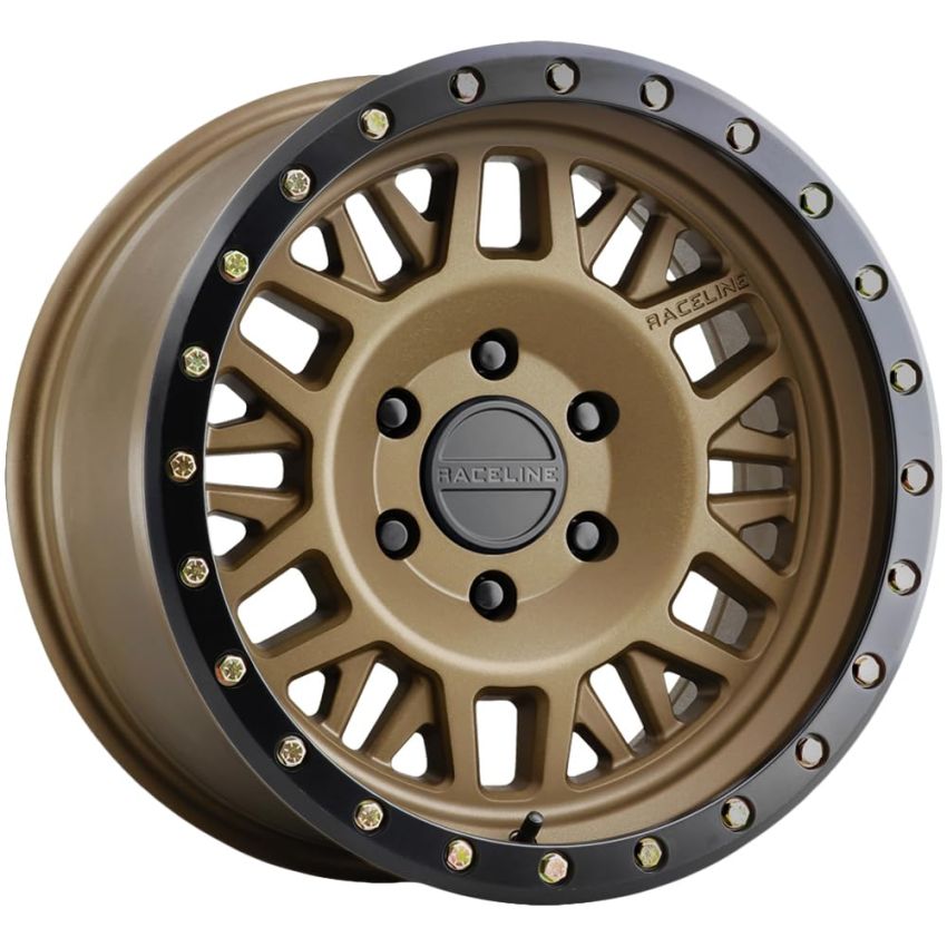Raceline 951BZ Ryno 16x8in / 6x139.7 BP / 0mm Offset / 106.1mm Bore - Bronze Wheel