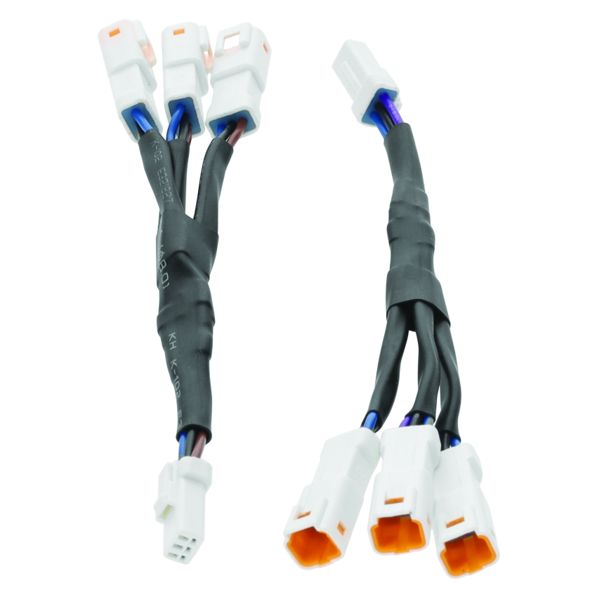 Kuryakyn 2929 3-Pin Y-Connectors For Tracer Lights (Pair)