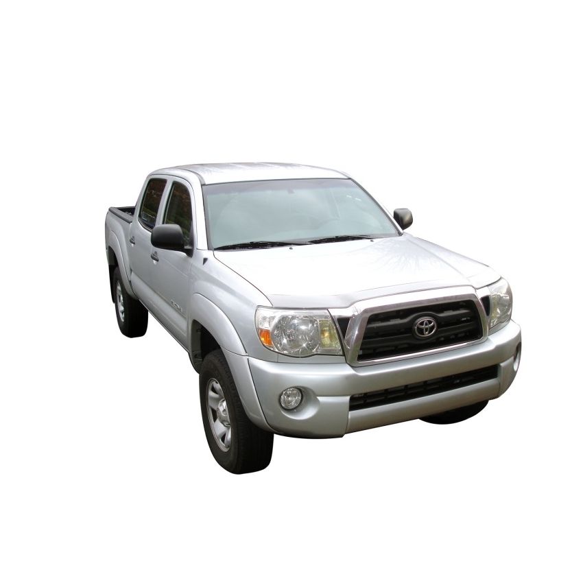 AVS 05-11 Toyota Tacoma Aeroskin Low Profile Hood Shield - Chrome