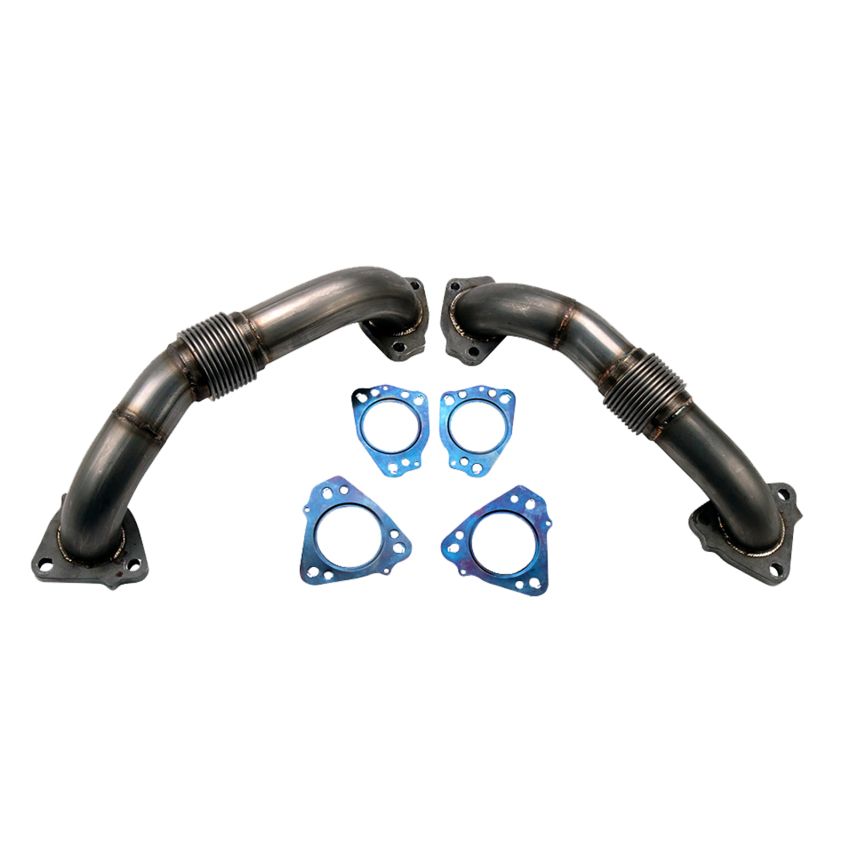 Wehrli 17-19 Chevrolet 6.6L L5P Duramax 2in Stainless Up Pipe Kit w/Gaskets