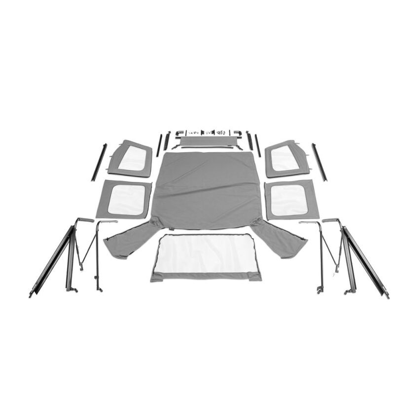 Rampage 68211 1976-1983 Jeep CJ5 Complete Top - Grey Denim