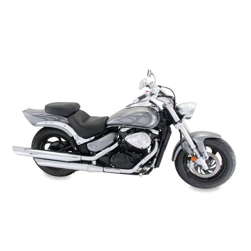 Mustang Motorcycle 76591 Mustang 05-11 Suzuki Boulevard M50 Standard Touring 2PC Seat - Black