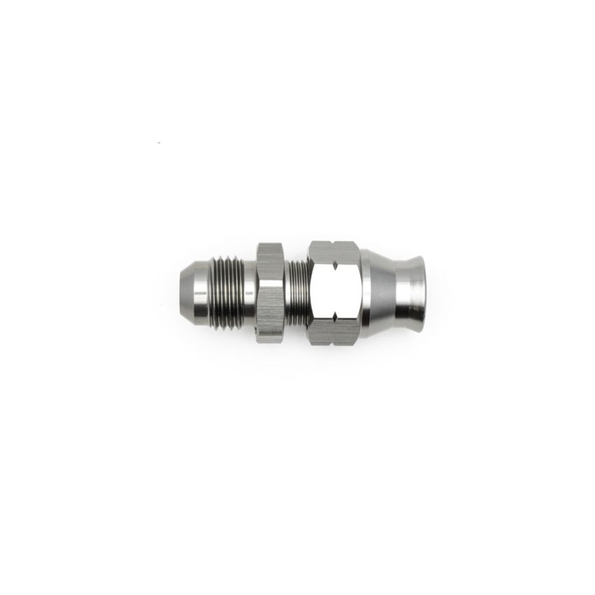 DeatschWerks 6-02-0108 6AN Male Flare to 5/16in Hardline Compression Adapter (Incl. 1 Olive Insert)