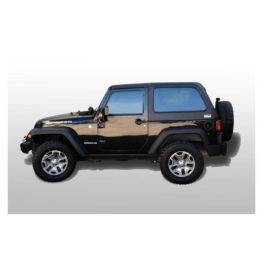 DV8 Offroad HT07FB22 07-18 Jeep Wrangler JK 2 Piece Fast Back Hard Top 2 Door (Dropship Only)
