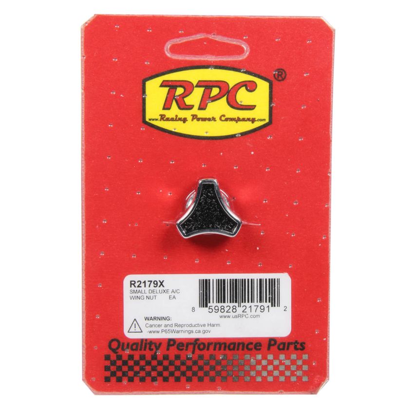RACING POWER CO-PACKAGED RPCR2179X Small Deluxe A/C Wing Nut