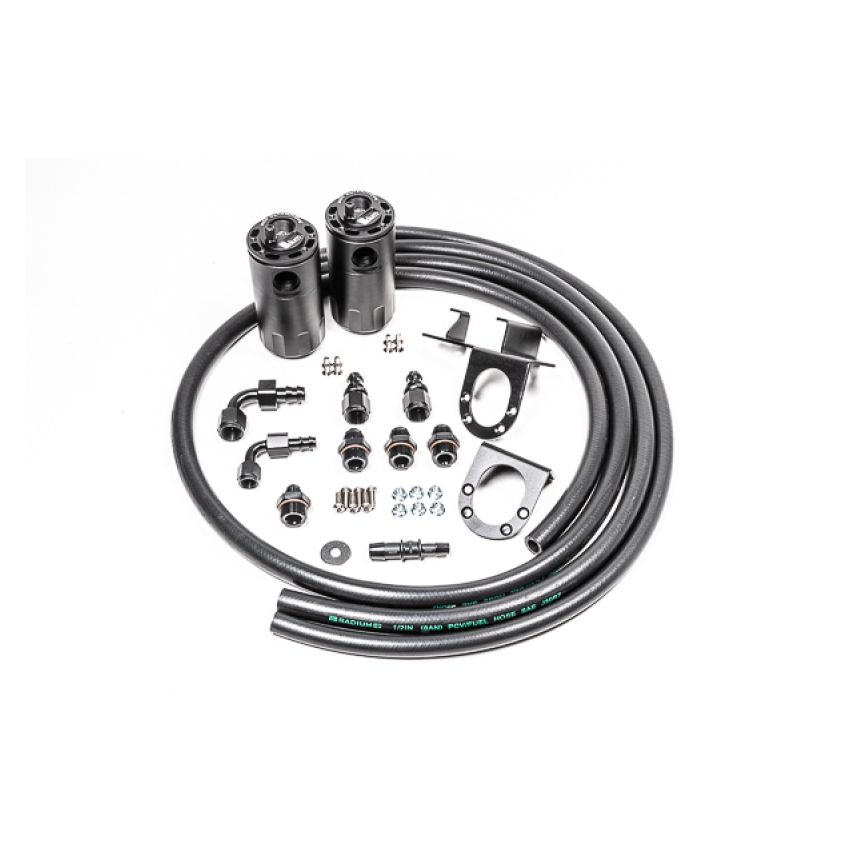 Radium Engineering 07-21 Toyota Tundra Dual Catch Can Kit Fluid Lock