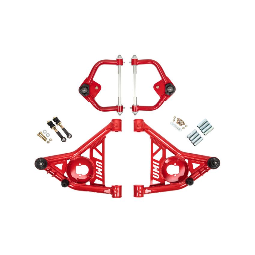 UMI Performance 265153-R 70-81 GM F-Body Tubular Upper & Lower A-arm Kit
