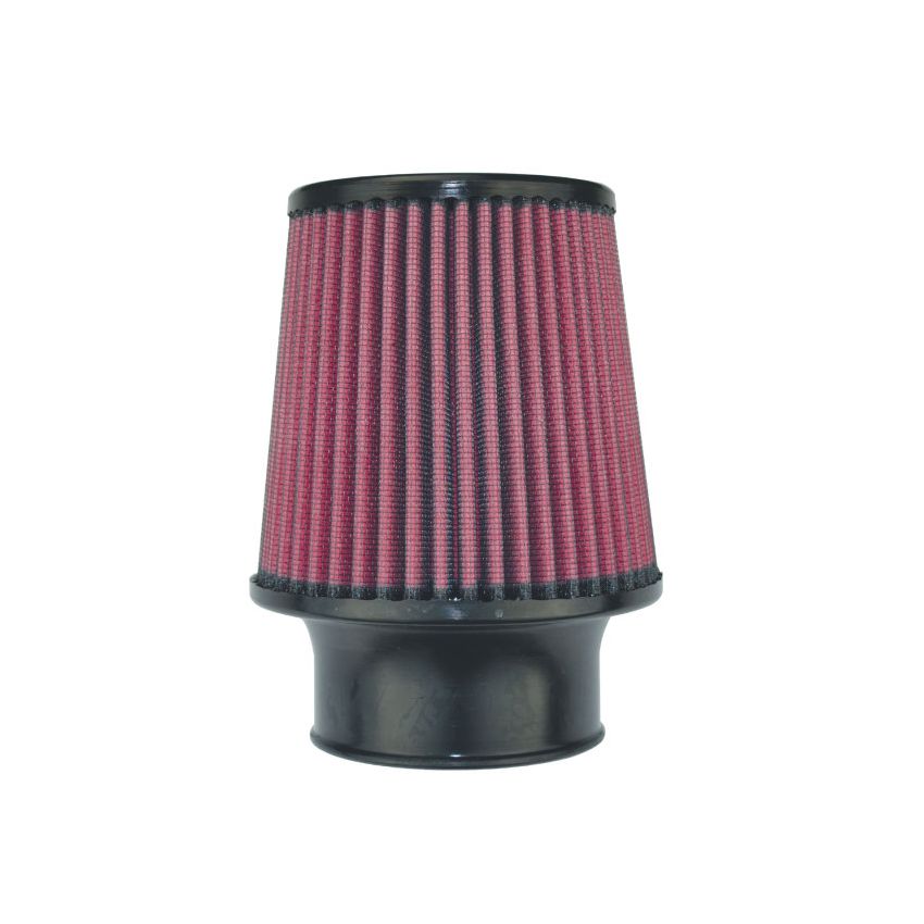 Injen High Performance Air Filter - 3.00 Black Filter 6 Base / 5 Tall / 4 Top - 45 Pleat