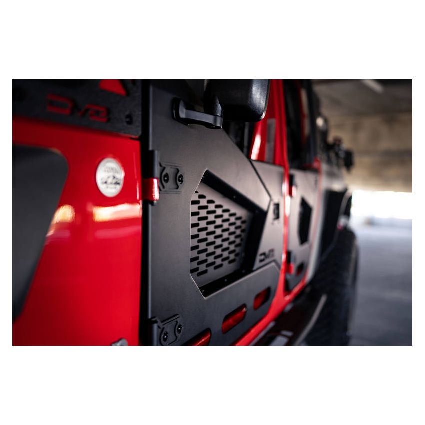 DV8 Offroad HDJL-02F 18-22 Jeep Wrangler JL/JT Spec Series Half Doors - Front Set