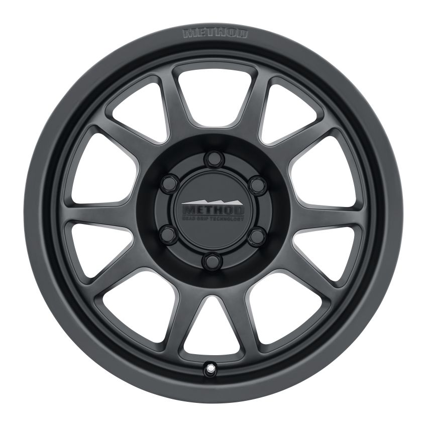 Method Wheels MR70268060500 Method MR702 16x8 0mm Offset 6x5.5 106.25mm CB Matte Black Wheel