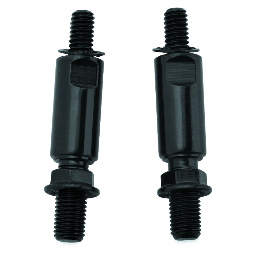 Kuryakyn 1892 Raised Mirror Mnt Adapters Gloss Black