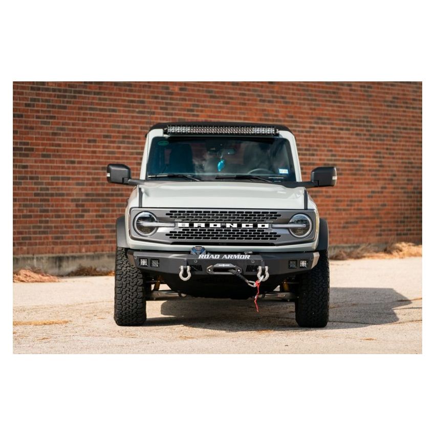 Road Armor 6213F10B 2021+ Ford Bronco Stealth Front Winch Bumper - Tex Blk