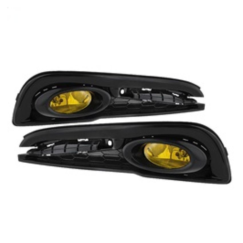 Spyder Honda Civic 2013-2014 4dr OEM Fog Light W/Switch Yellow FL-HC2013-4D-Y