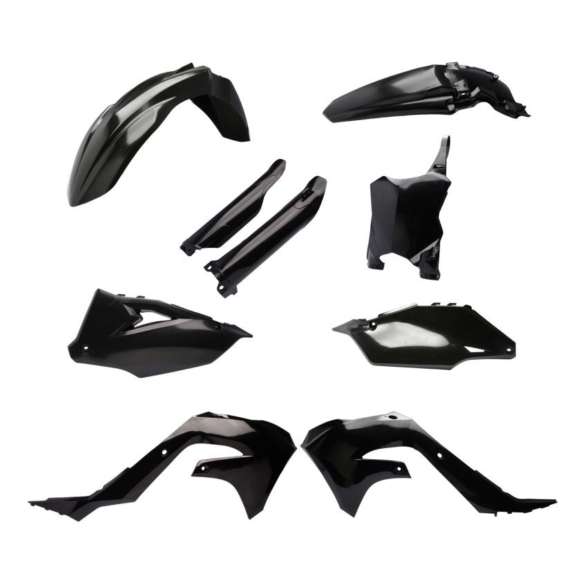 Cycra 1CYC-9325-12 21-23 Kawasaki KX450X Powerflow Body Kit - Black