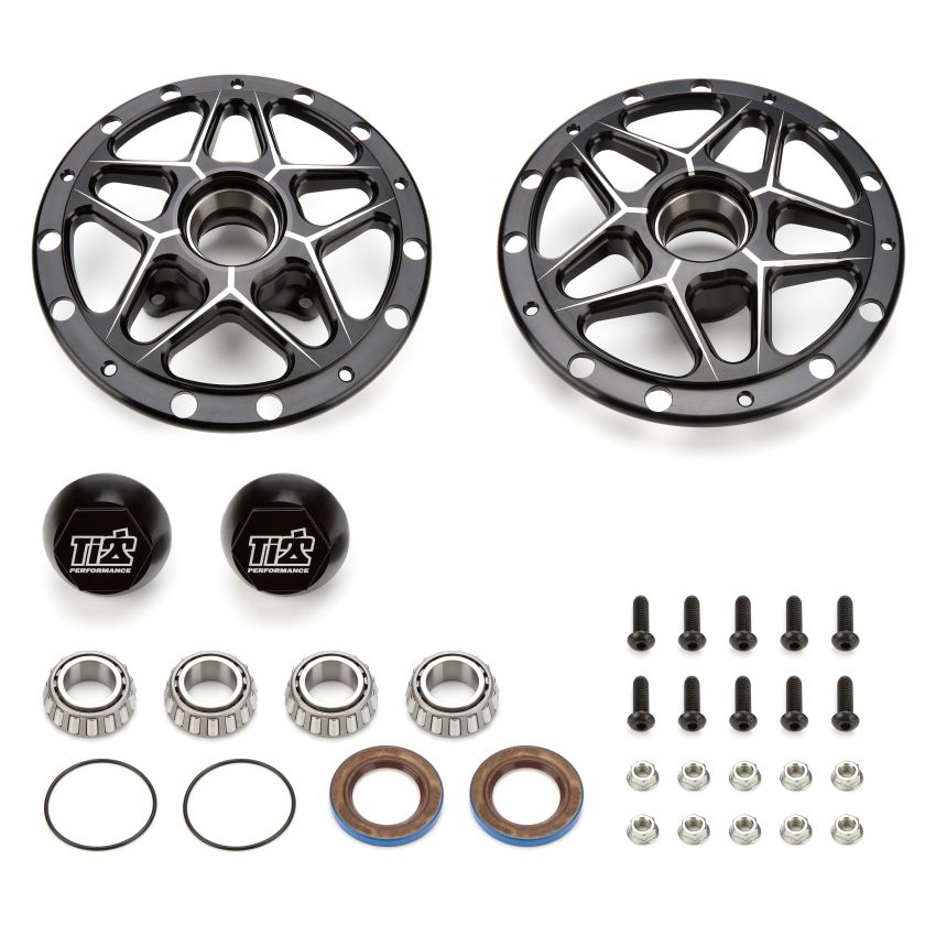 Ti22 PERFORMANCE TIP2800 Direct Mount Front Hubs Forged Black