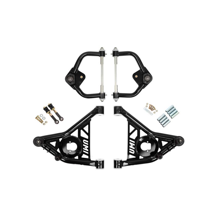 UMI Performance 265253-1-B 70-81 GM F-Body Front A-arm Kit Delrin Bushings Tall Ball Joints