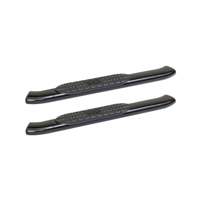 Westin 15-18 Chevy Silv 25/3500 Reg Cab Dsl (Rocker Mount) PRO TRAXX 5 Oval Nerf Step Bars - Black