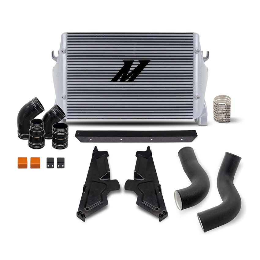Mishimoto MMINT-RAM-19KSLWBK 2019+ Ram 6.7L Cummins Intercooler Kit / SL Cooler - WBK Pipes