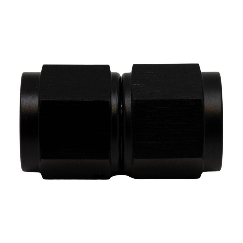 DeatschWerks 8AN Flare Female Swivel to 8AN Flare Female Swivel - Anodized Matte Black