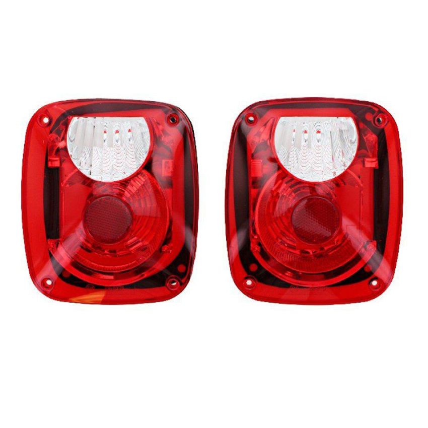 Rampage 5307 1976-1983 Jeep CJ5 Taillight Conversion Kit - Brite