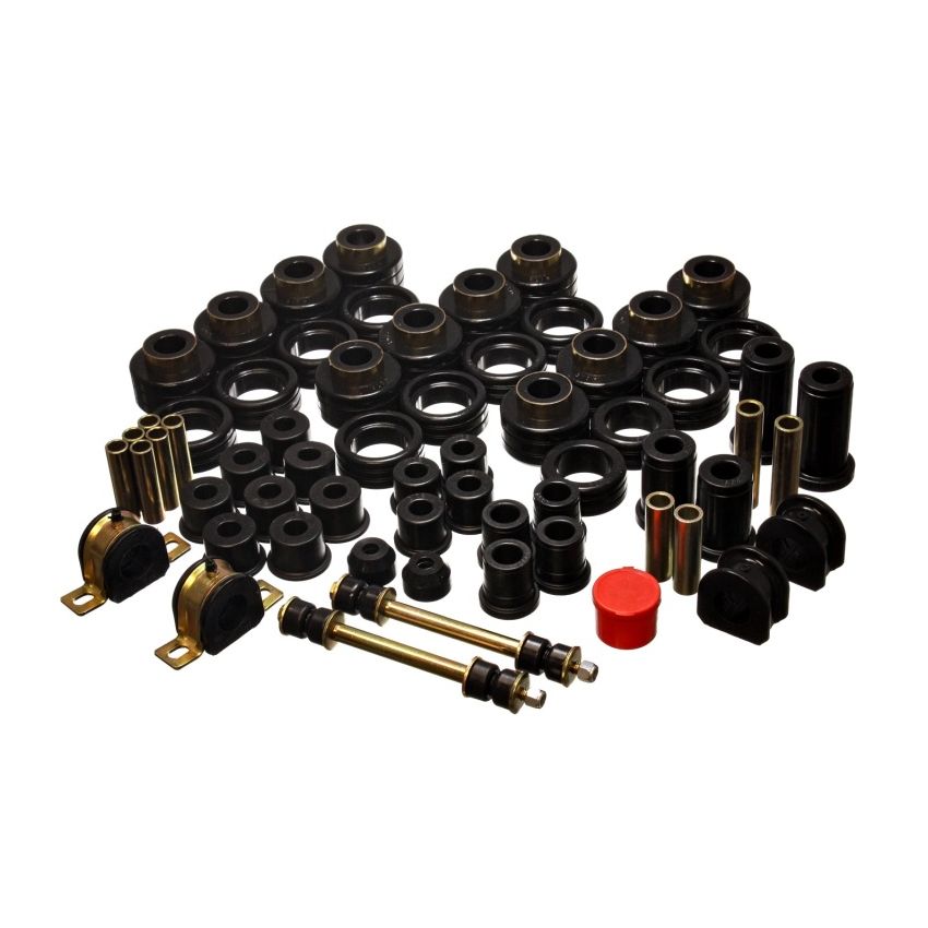 Energy Suspension 92-97 Chevy Suburban 4WD Black Hyper-flex Master Bushing Set
