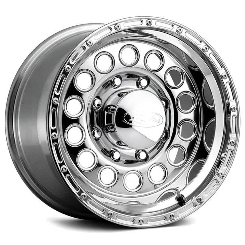 Raceline 887 Rock Crusher 17x9in / 8x165.1 BP / 0mm Offset / 130.81mm Bore - Polished Wheel