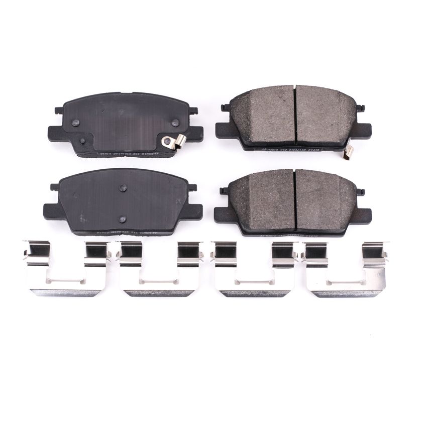 PowerStop 17-1913N PowerStop - Z17 Low-Dust Ceramic Brake Pads with Hardware
