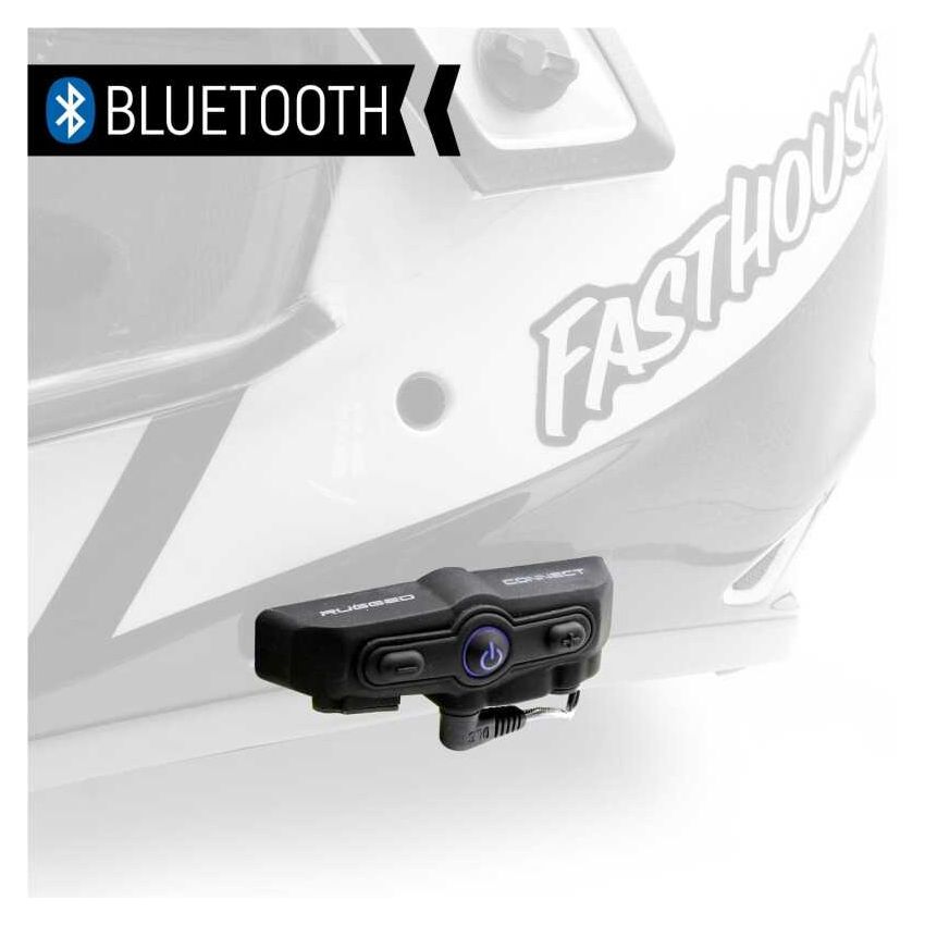 Rugged Radios BT2 CONNECT BT2 Bluetooth Headset for Motorcycle Helmet