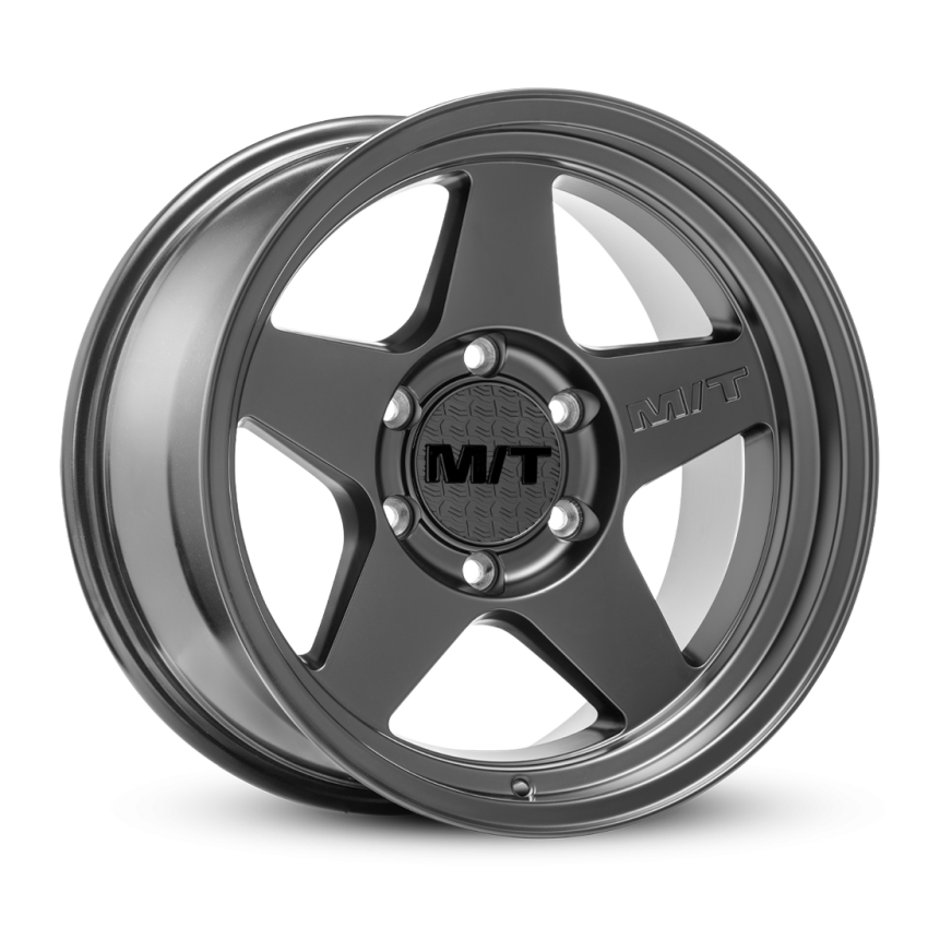 Mickey Thompson 274270 Open 5 Black Wheel - 17X9 5X5 BP 4.53in BS -12 Offset 71.6mm Bore