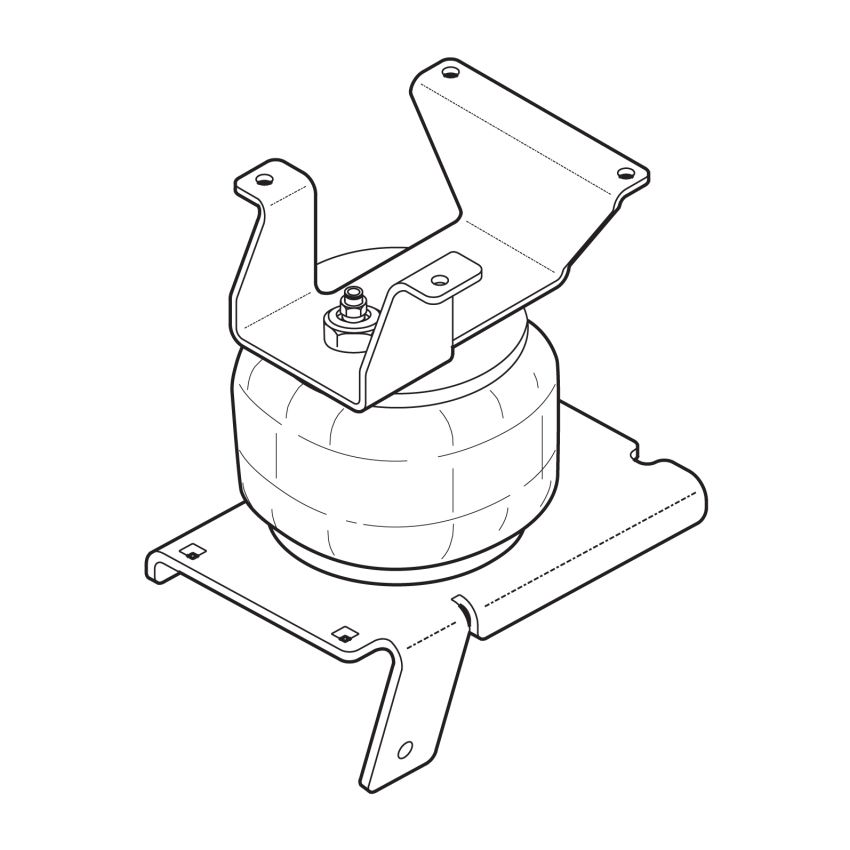 Firestone 2423 Ride-Rite Air Helper Spring Kit Rear 03-09 GM G1500 (W217602423)