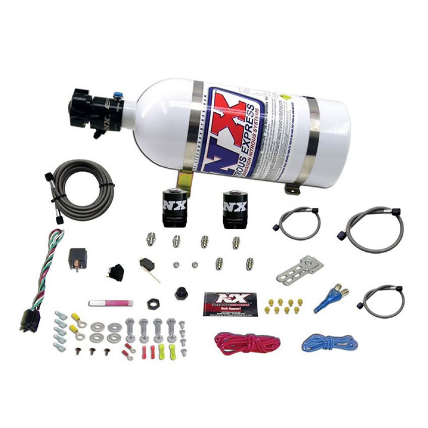 Nitrous Express E85 Universal Nitrous Kit for EFI (Single Nozzle Application) w/10lb Bottle