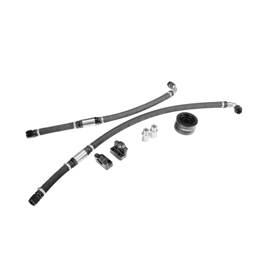 Perrin Performance PSP-OIL-152 Perrin 2015+ Subaru WRX Oil Cooler Relocation Kit (Upgrade to Top Mounted)
