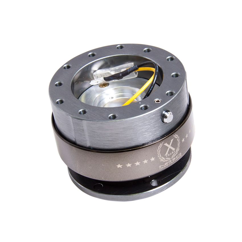 NRG Quick Release Gen 2.0 - Gunmetal Body / Titanium Chrome Ring